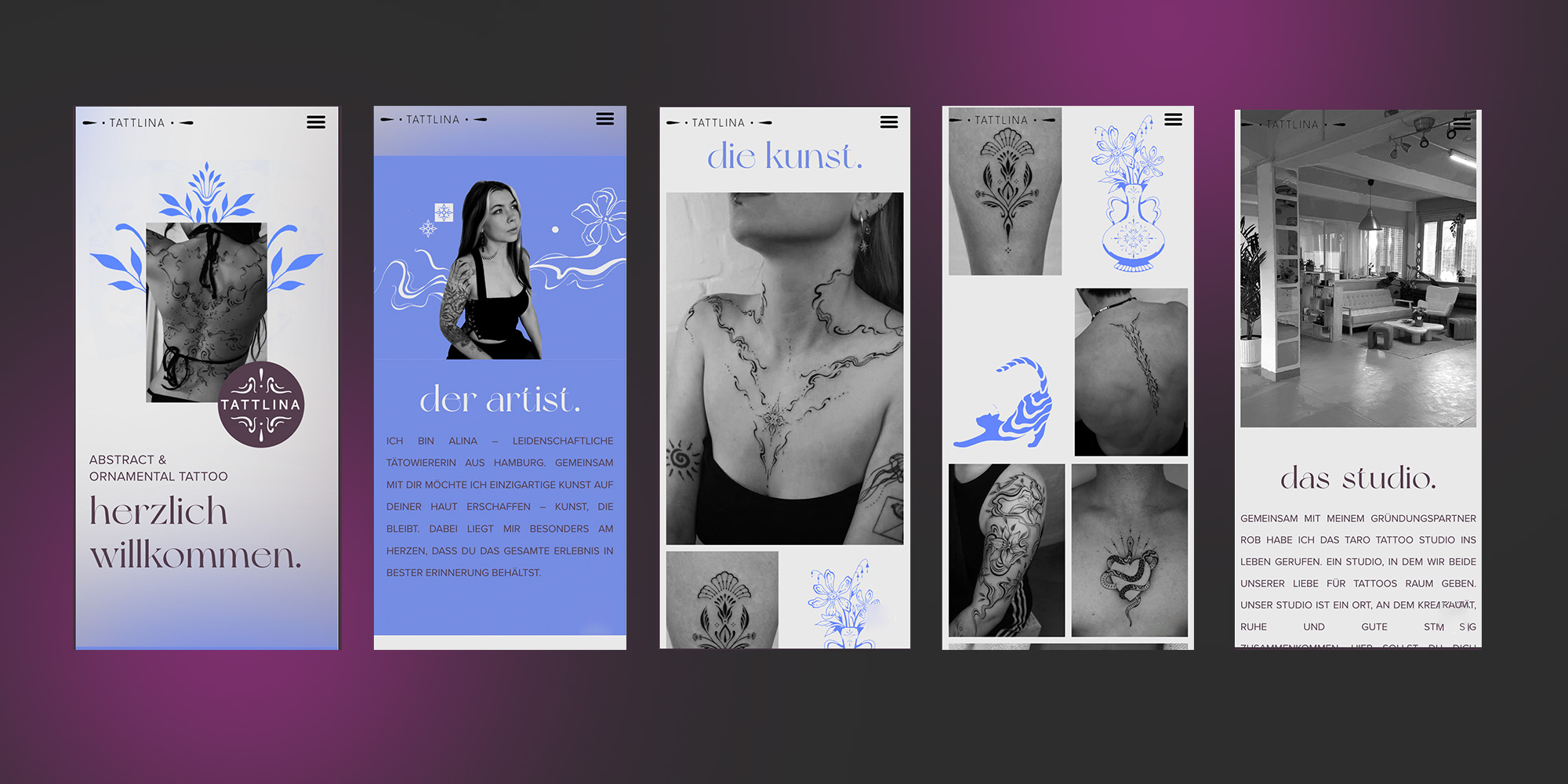 Lucky Tat - html Projekt - Desktop