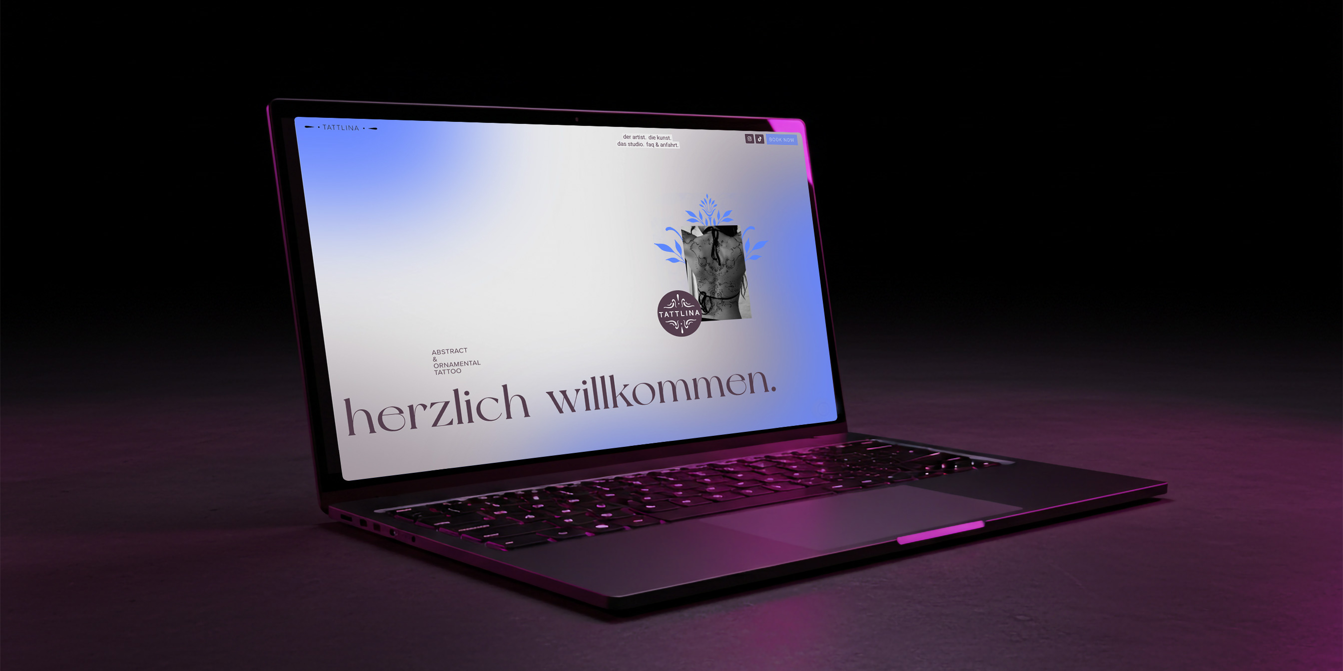 Tattlina Mockup Website